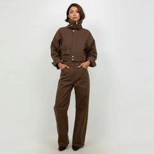 Load image into Gallery viewer, COCO FUNNEL CROP JACKET