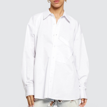 Load image into Gallery viewer, OVERIZED POPLIN STITCH DETAIL SHIRT