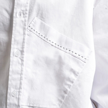 Load image into Gallery viewer, OVERIZED POPLIN STITCH DETAIL SHIRT