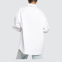 Load image into Gallery viewer, OVERIZED POPLIN STITCH DETAIL SHIRT
