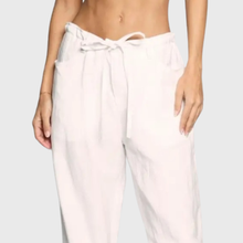 Load image into Gallery viewer, BRISA TIE FRONT LINEN PANT