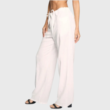 Load image into Gallery viewer, BRISA TIE FRONT LINEN PANT