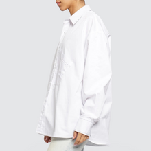 Load image into Gallery viewer, OVERIZED POPLIN STITCH DETAIL SHIRT