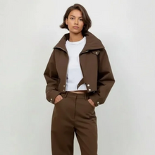 Load image into Gallery viewer, COCO FUNNEL CROP JACKET