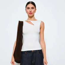 Load image into Gallery viewer, BLAKE ASYMMETRICAL CUTOUT TOP