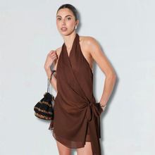 Load image into Gallery viewer, VALENTINA CHIFFON WRAP DRESS