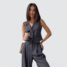 Load image into Gallery viewer, NAVY JORDYN TAILORED VEST