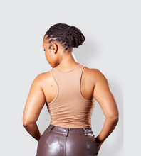 Load image into Gallery viewer, JONA PECAN RACER BACK BODYSUIT
