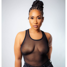 Load image into Gallery viewer, SHEER MESH TANK BODYSUIT