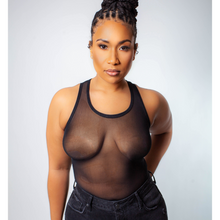 Load image into Gallery viewer, SHEER MESH TANK BODYSUIT