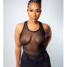 Load image into Gallery viewer, SHEER MESH TANK BODYSUIT