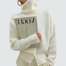 Load image into Gallery viewer, CHLOE TURTLENECK SWEATER - IVORY
