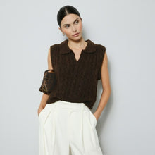 Load image into Gallery viewer, CAMDEN CABLE KNIT VEST
