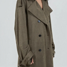Load image into Gallery viewer, AUDREY SUEDE TRENCH
