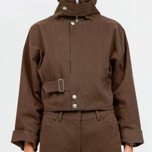 Load image into Gallery viewer, COCO FUNNEL CROP JACKET
