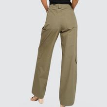 Load image into Gallery viewer, CARGO OLIVE PANTS
