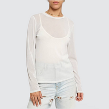 Load image into Gallery viewer, MESH CREW NECK TOP
