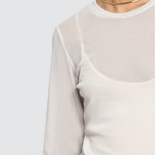 Load image into Gallery viewer, MESH CREW NECK TOP
