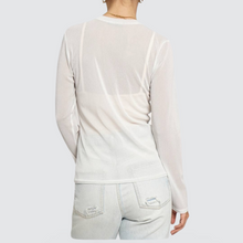 Load image into Gallery viewer, MESH CREW NECK TOP
