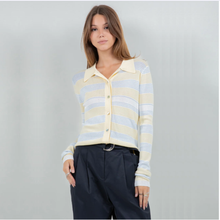 Load image into Gallery viewer, ELLIE STRIPE KNIT CARDIGAN
