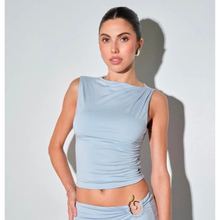 Load image into Gallery viewer, ISADORA RUCHED CROP TOP
