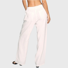Load image into Gallery viewer, BRISA TIE FRONT LINEN PANT
