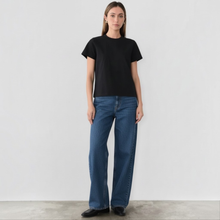 Load image into Gallery viewer, LANIE COMFORT STAPLE TEE - BLACK

