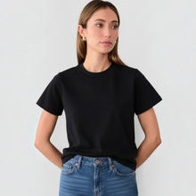 Load image into Gallery viewer, LANIE COMFORT STAPLE TEE - BLACK

