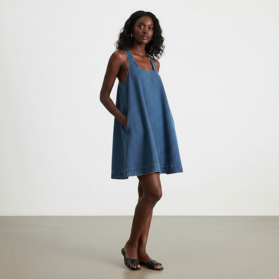 harlow mini dress DENIM – The J. Nicole Collection Size:dropshipping_ 2XL AQUA Girls' Cupcake Lace Concealed back zip closure PQ1042