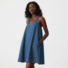 Load image into Gallery viewer, HARLOW DENIM MINI DRESS
