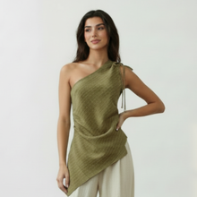 Load image into Gallery viewer, CELESTE ONE-SHOULDER TOP
