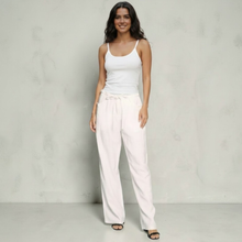 Load image into Gallery viewer, BRISA TIE FRONT LINEN PANT
