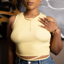Load image into Gallery viewer, BELLA SOFT KNIT TOP - BUTTER
